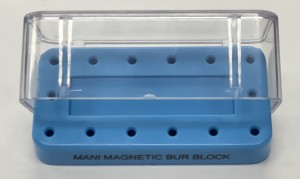 MANI Magnetic Bur- Block, Bur Guard, Bur-Holder, MMBB-W, MMBB-B