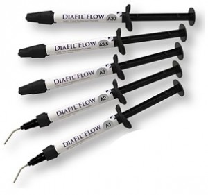 DIADENT DIAFIL FLOW, Flowable Composite Syringe, 2gm + 10 TIPS
