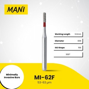 Mani Diamond Bur - Minimal Intervention, Fine, 5Pcs/PK, MDBMI-62F